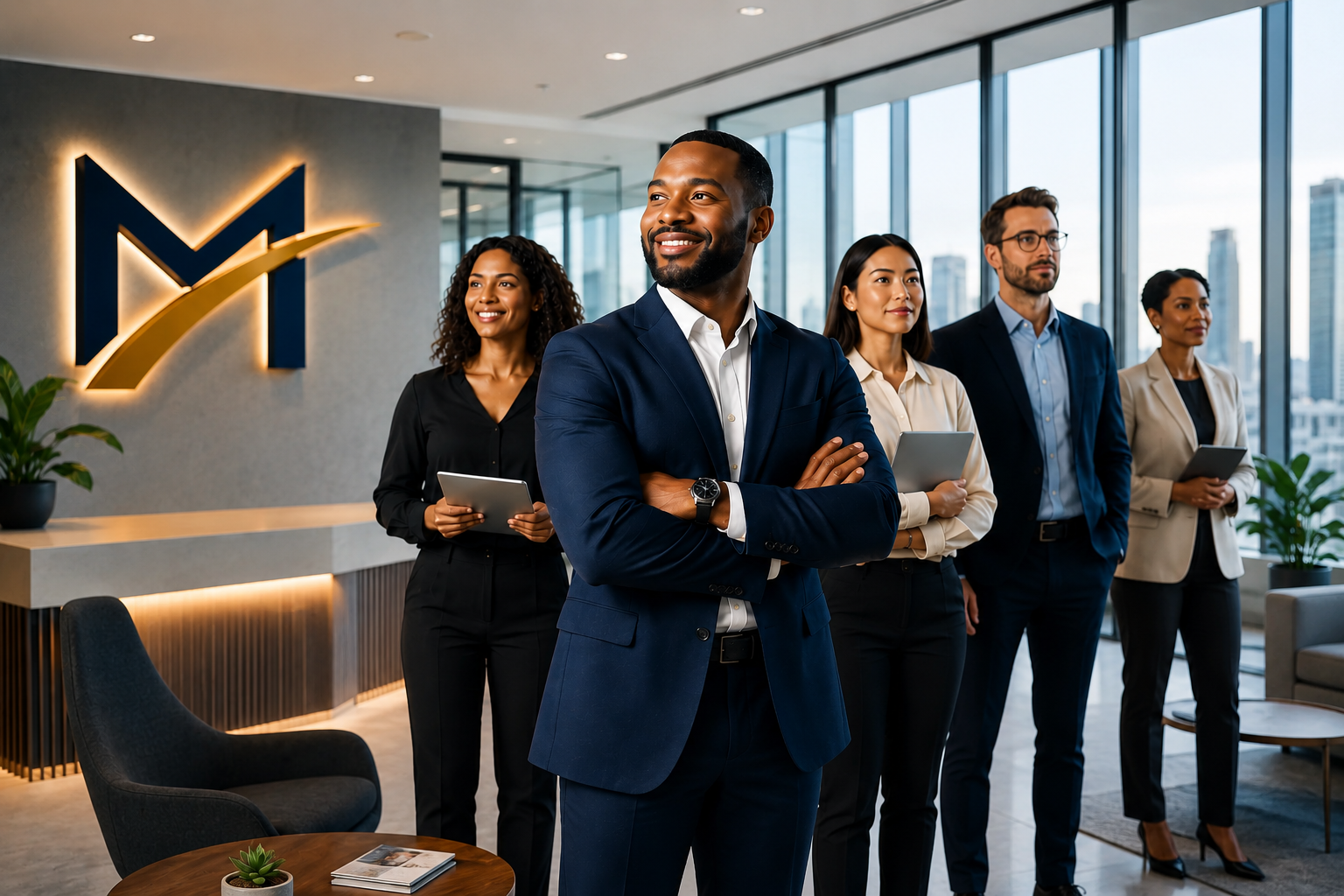 MSBC leadership team in the company's head office